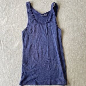 y2K Michael Stars Purple Fitted Sleeveless Scoop Neck Tank Top